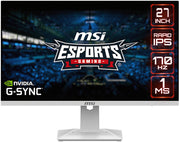 MSI G274QRFW – 27" 2K WQHD Gaming Monitor, 170Hz, 1ms Response, IPS Panel, AMD FreeSync, Low Motion Blur, White Design