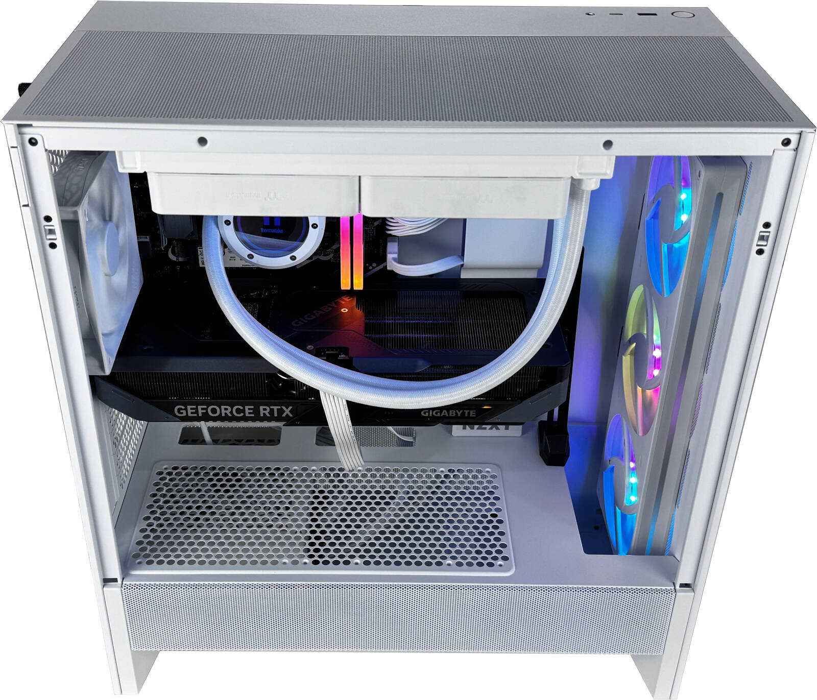 Blizzard Gaming PC - Intel Core i7-12700K 12 Cores 20 Threads, NVIDIA RTX 4070 12GB, 32GB DDR5 RAM 5600MHz, 1TB SSD Gen 4, 650W 80 Plus PSU, 240mm Liquid Cooler