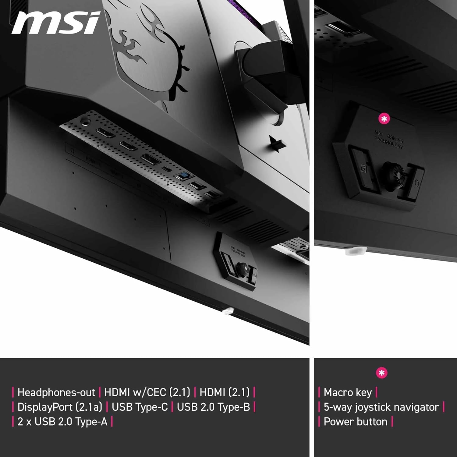 MSI MPG 272URX QD-OLED Gaming Monitor – 27" UHD (3840×2160) QD-OLED | 240Hz | 0.3ms | HDR | G-SYNC Compatible | Flat Display MSI