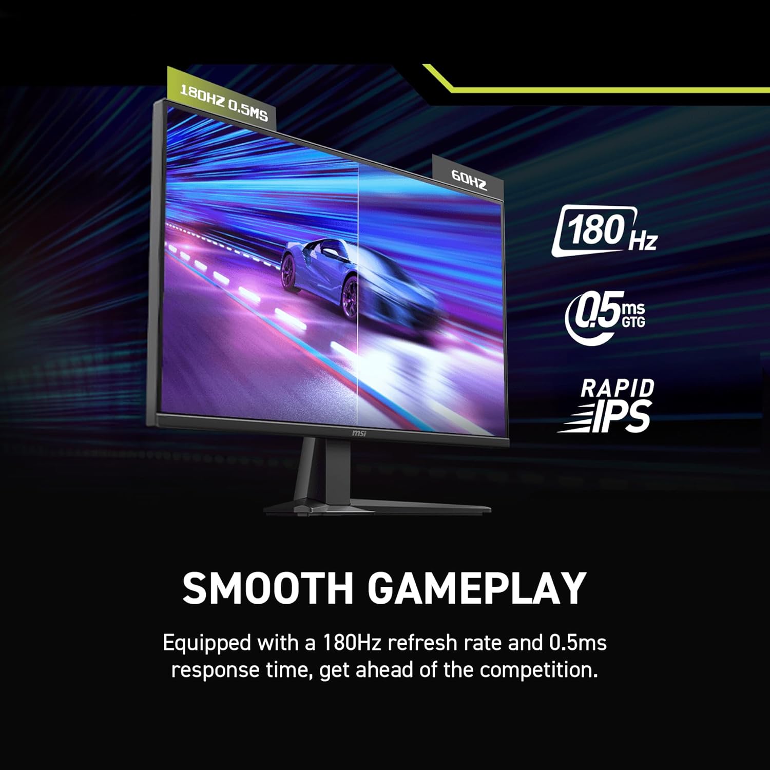 MSI MAG 275CQF E18 Curved Gaming Monitor – 27" WQHD (2560×1440) VA | 180Hz | 0.5ms | 1500R Curved | Adaptive Sync | HDR Ready MSI