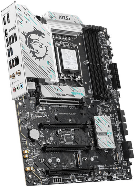 MSI B860 GAMING PLUS WIFI – ATX Gaming Motherboard with DDR5 Support, WiFi 6, PCIe Expansion, Advanced Cooling, High-Performance Durable Components