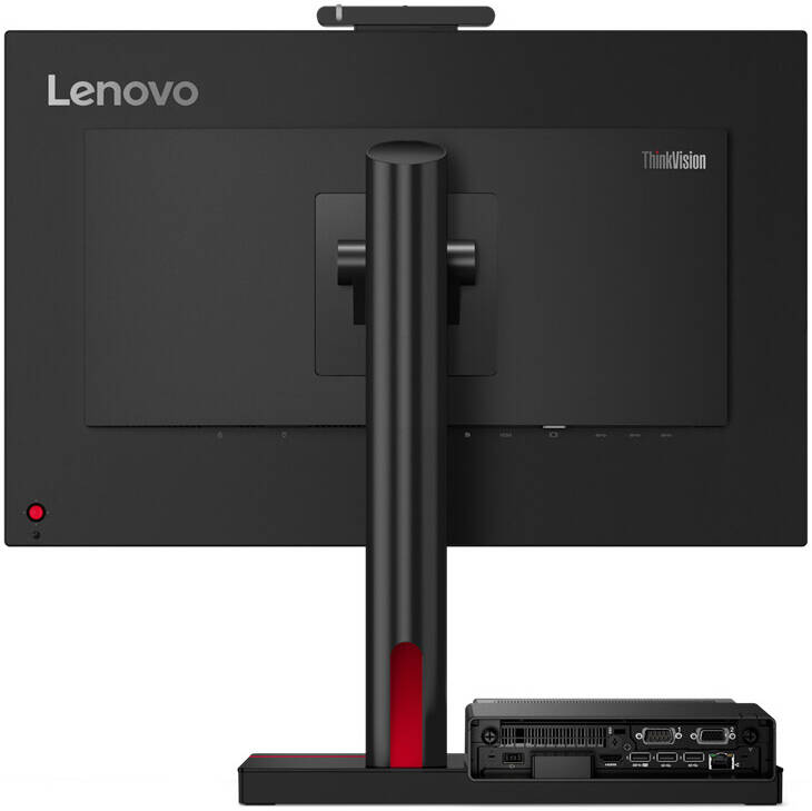Lenovo ThinkCentre TIO Flex 24v, 24" IPS Display, Full HD Resolution, 60Hz Refresh Rate, 4ms (Extreme Mode) Response Time, Integrated Microphone, Eyesafe Display, Low Blue Light, Black | 12BNMAT3EU