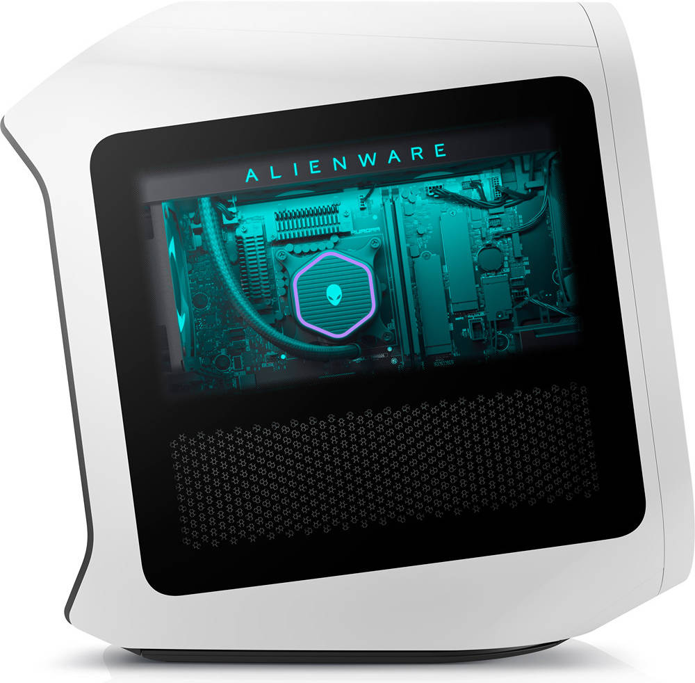 DELL Alienware Aurora R15 Gaming Desktop, Intel Core i9 13900KF, 64GB RAM /1TB SATA+1TB SSD, RTX 4090 24GB, Clear Side Panel, ENG-ARAB K/B & MS 116 Mouse, Win11, Lunar Light | AUR-R15-4090-I9-2