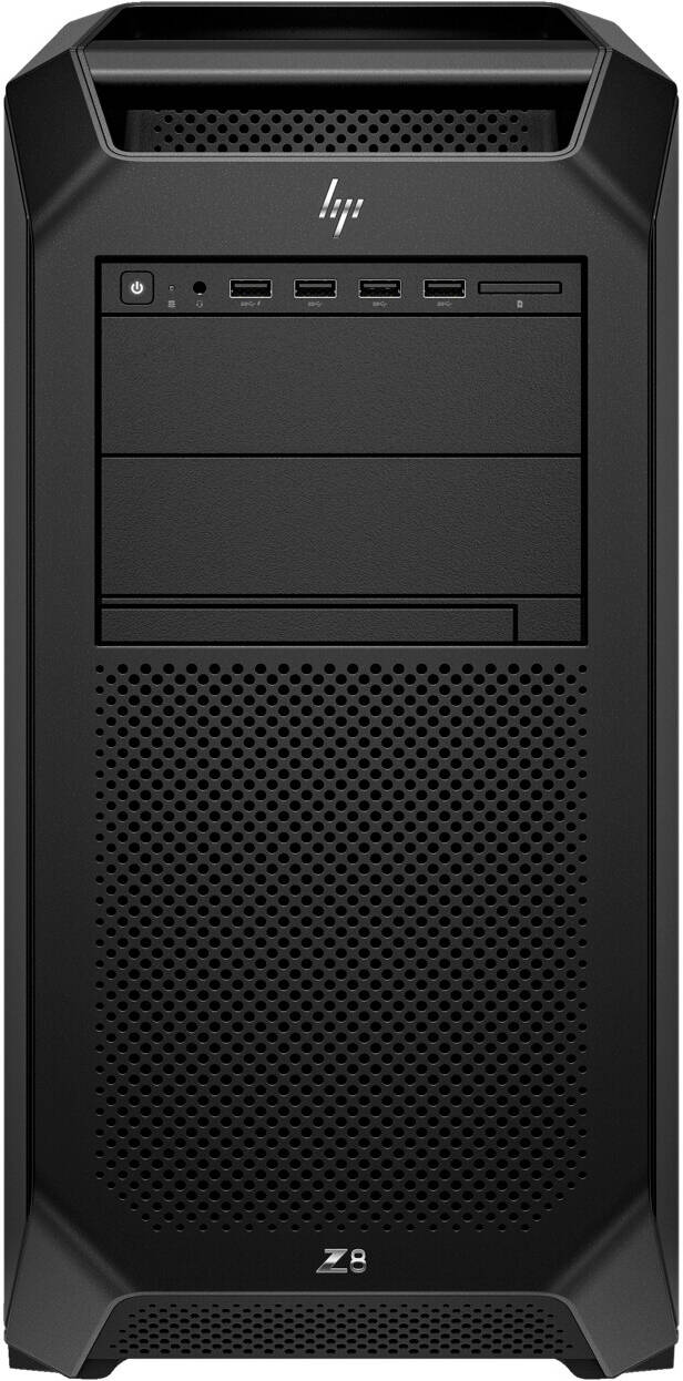 HP Z8 G5 Workstation Desktop Computer, Intel Xeon Gold 6426Y, 128GB RAM, 1TB SSD, NVIDIA T1000 8GB Graphics, HP Slim Keyboard & Optical Mouse, Windows 11 Pro, 1450W Power Supply, Black | Z8-G5