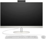 HP 27-cr1003nh PC AIO Desktop Computer, 27" FHD IPS Display, Intel Core Ultra 7 155U, 16 GB DDR5 RAM, 512 GB SSD, Intel Iris Xe Graphics, HP 125 USB Wired K/B & Mouse, FreeDOS, Shell White | A0CM0EA