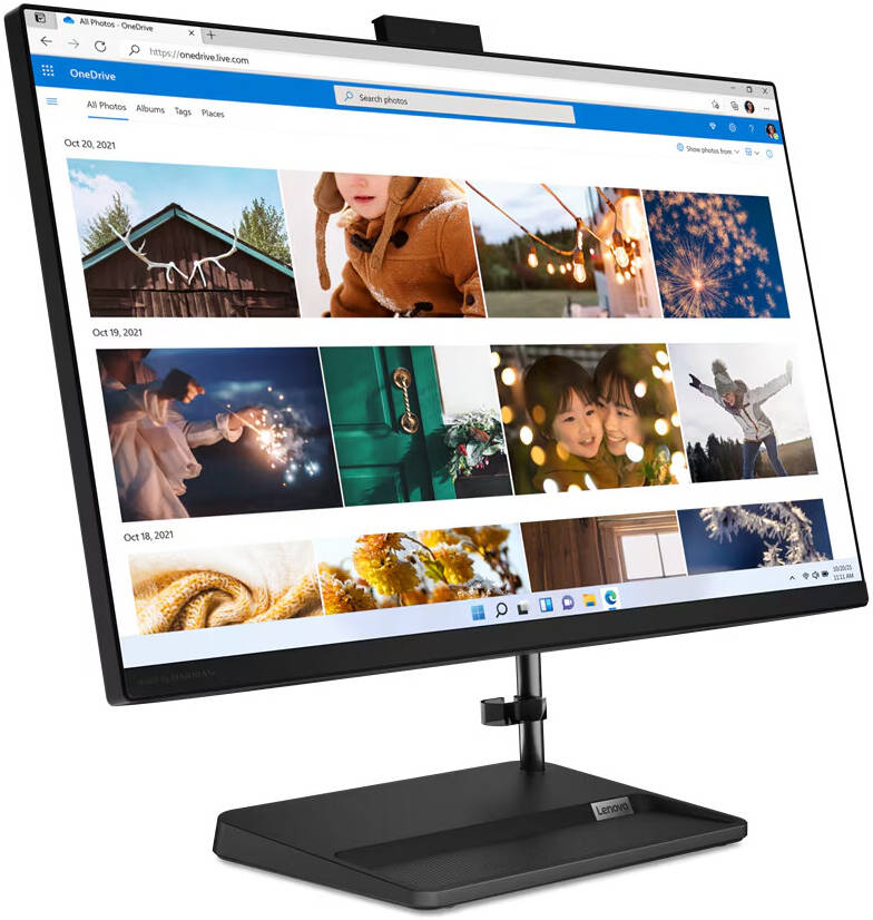 Lenovo IdeaCentre AIO 3 27IAP7 Desktop Computer, 27" FHD IPS Display, Intel Core i7-13620H, 8GB RAM, 512GB SSD, GeForce MX550 4GB Graphics, Wireless ENG-ARAB K/B & Mouse, FreeDOS, White | F0GJ00LVAX
