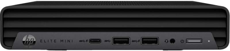 HP Elite Mini 800 G9 Desktop Computer, Intel Core i7-14700 Processor, 16GB RAM, 512 GB M.2 SSD, Intel UHD Graphics 770, HP Wireless KB + Wireless Mouse, Windows 11 Pro, Black | 449W0ES#BH5