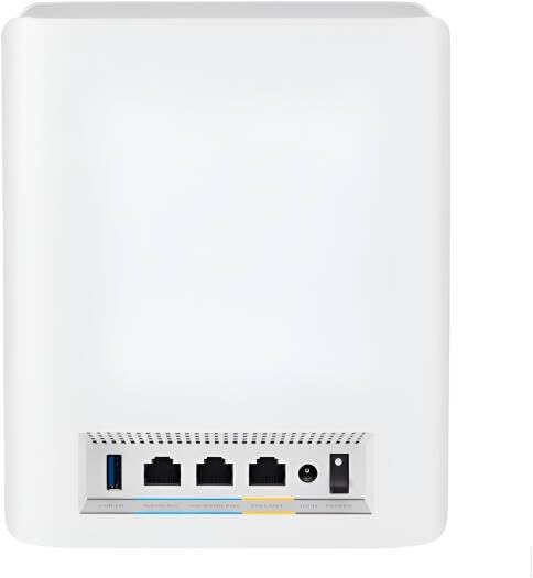 ASUS ZenWiFi BT10 WiFi 7 Mesh Router System – Tri-Band, Dual 10G Ports, 6,000 sq. ft. Coverage, 2-Pack, White