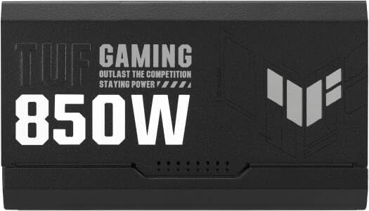 ASUS TUF Gaming 850W Power Supply – 80 Plus Gold, Fully Modular, High-Performance PSU, CE & UK Plug
