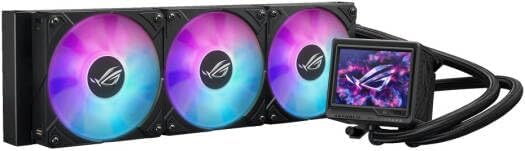 ASUS ROG Ryujin III 360 Extreme ARGB AIO Cooler – Asetek Pump, EMMA V2 Display, Addressable RGB