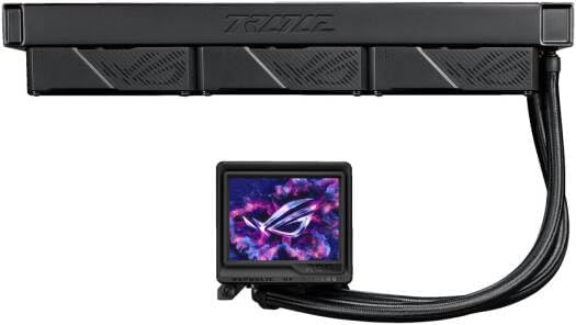 ASUS ROG Ryujin III 360 Extreme ARGB AIO Cooler – Asetek Pump, EMMA V2 Display, Addressable RGB