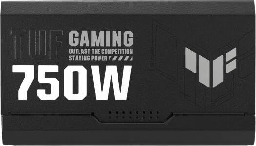 ASUS TUF Gaming 750W Power Supply – 80 Plus Gold, Fully Modular, High-Performance PSU, CE & UK Plug