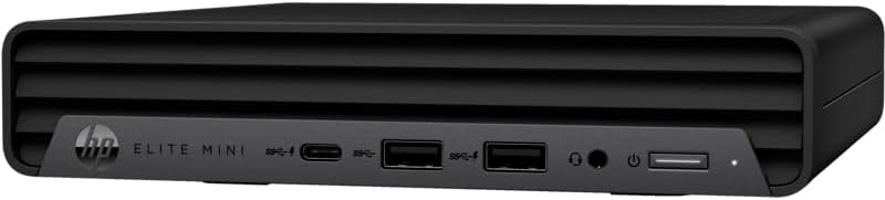 HP Elite Mini 800 G9 Desktop Computer, Intel Core i7-14700 Processor, 16GB RAM, 512 GB M.2 SSD, Intel UHD Graphics 770, HP Wireless KB + Wireless Mouse, Windows 11 Pro, Black | 449W0ES#BH5