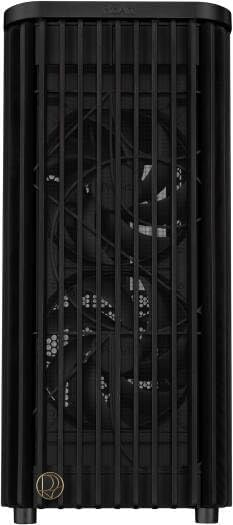 ASUS ProArt PA401 Mid-Tower PC Case – Black with Wooden Accents, PWM Fans, ATX / Micro-ATX / Mini-ITX Compatible