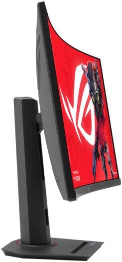 ASUS ROG Strix XG32WCS Gaming Monitor – 32", 2560x1440 QHD, 180Hz, 1ms Response, DisplayPort + HDMI + USB-C, Black