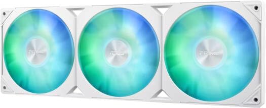 ASUS Prime LC 360 ARGB White AIO Cooler – 3-in-1 Fans, Replaceable Length Tubing, High-Performance Liquid Cooling
