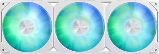 ASUS Prime LC 360 ARGB White AIO Cooler – 3-in-1 Fans, Replaceable Length Tubing, High-Performance Liquid Cooling