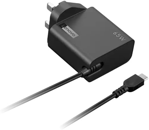 Lenovo 65W USB-C Wall Adapter UK power adapter/inverter Indoor Black