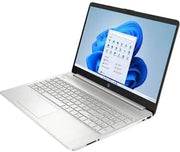 HP 15-fd0460nia 15.6" FHD Laptop – Intel Core i3-1215U (12th Gen), 4GB RAM, 256GB SSD front view | Buy in UAE
