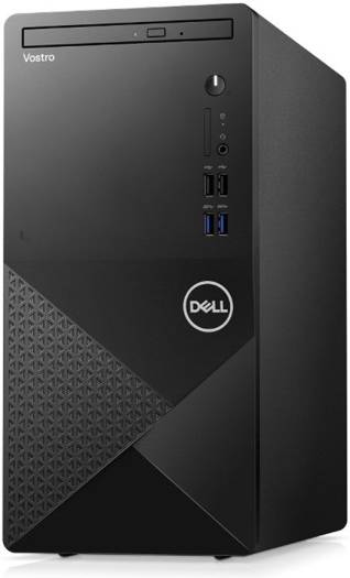 Dell Vostro 3910 Tower Computer, Intel Core i5-12400 2.50GHz Processor, 8GB DDR4 RAM, 256GB Storage, Intel UHD Graphics, Free DOS, Black | VOS-3910-6-MT
