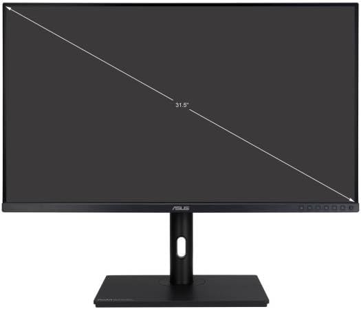 ASUS PA328QV 32" Professional Monitor – 5ms Response, HDMI + DisplayPort + 4x USB Hub, Black