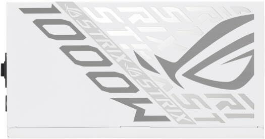 ASUS ROG Strix 1000W White Gaming Power Supply – 80 Plus Gold, Fully Modular, Axial-Tech Fan, Aura Sync RGB, CE & UK Plug
