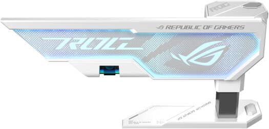 ASUS ROG HerculeX XH01 Graphics Card Holder – White, GPU Support Bracket