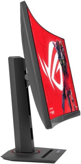 ASUS ROG Strix XG27WCS Gaming Monitor – 27", 2560x1440 QHD, 180Hz, 1ms Response, DisplayPort + HDMI + USB-C, Black