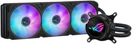 ASUS ROG Strix LC III 360 ARGB AIO Cooler – Asetek Pump, Sigrid V2 LCD Display, Addressable RGB