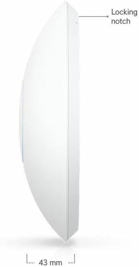 Ubiquiti U7-LR Long-Range Wi-Fi Access Point – High-Performance 4x4 MIMO, Dual-Band, Gigabit Ethernet, Enterprise-Grade Wireless, PoE Powered, Indoor/Outdoor Use