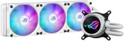 ASUS TUF Gaming LC III 360 ARGB White AIO Cooler – 3-in-1 Fans, 2.8" LCD Display, Addressable RGB