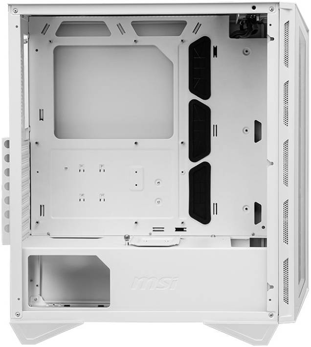 MSI MPG GUNGNIR 110R WHITE Mid-Tower Gaming Case – Tempered Glass, 4x ARGB Fans, Mystic Light Sync, USB Type-C, 360mm Radiator Support, Premium White Steel Design – Stylish & Efficient PC Chassis