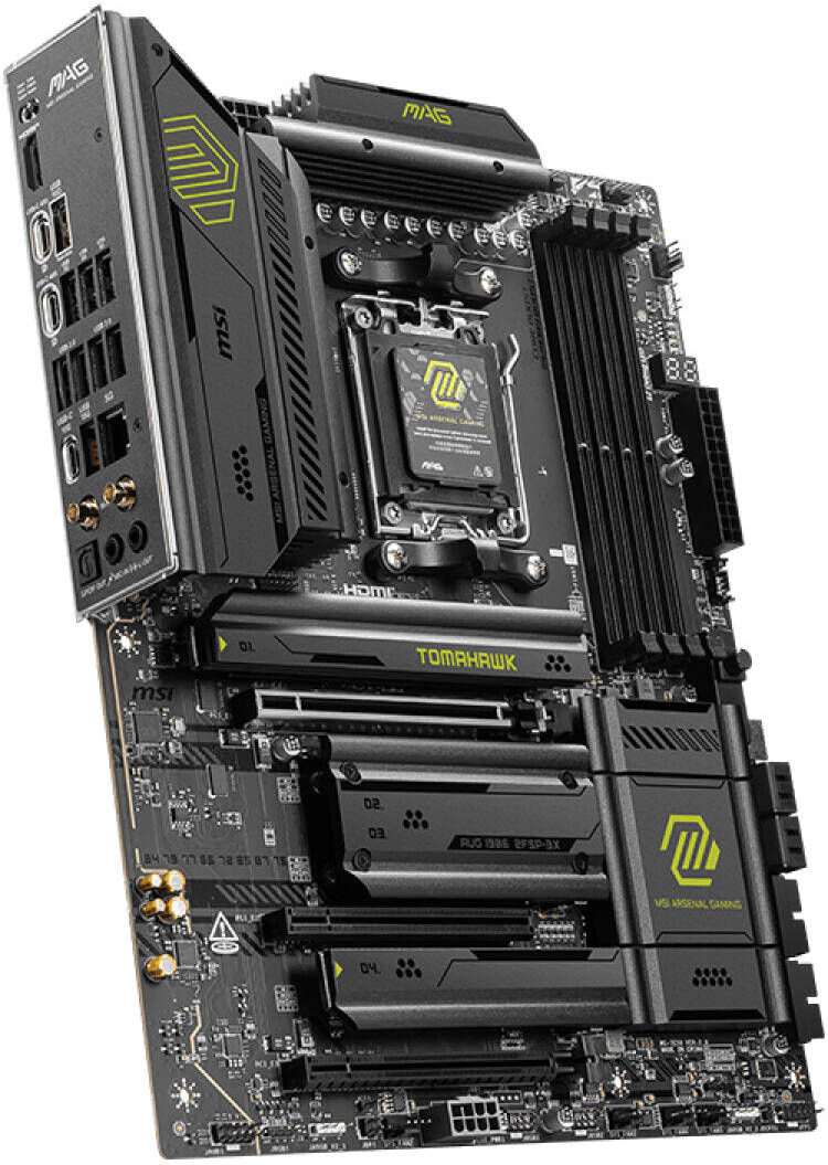 MSI MAG Z790 TOMAHAWK MAX WIFI Motherboard – ATX, Intel 14th/13th/12th Gen Support, DDR5, PCIe 5.0, Wi-Fi 7, 2.5G LAN, Dual M.2, Mystic Light RGB, Extended Heatsink, Premium Gaming Motherboard