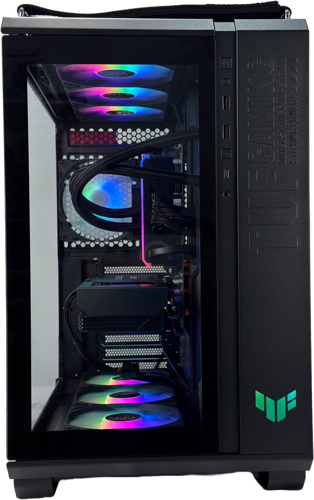 Nebula Blaze Gaming PC - Intel Core i5-14400F 10 Cores 16 Threads, NVIDIA RTX 4060 Ti 8GB, 32GB DDR4 RAM 3600MHz, 2TB SSD Gen 4, 650W 80 PLUS PSU, 240mm Liquid Cooler, Wi-Fi + BT