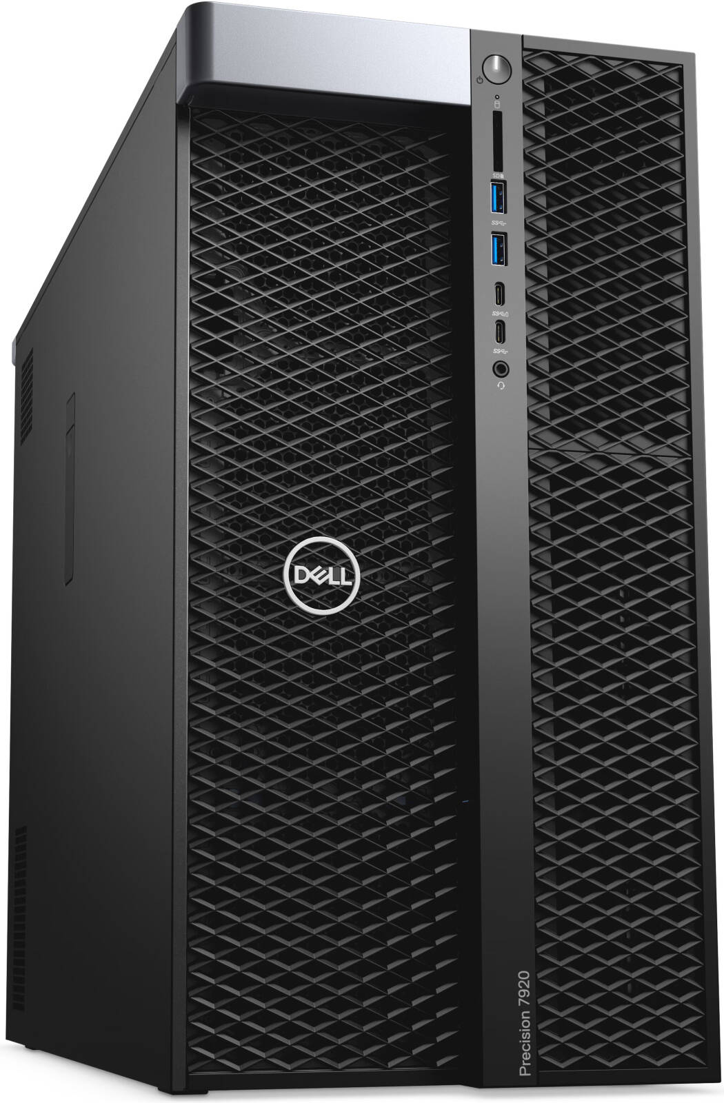 Dell Precision T7920 Workstation, Intel Xeon Gold 5218, 32GB (2x16GB) DDR4 RAM, 2TB M.2 SSD + 3.5" 2TB 7200rpm HDD, PNY NVIDIA Quadro T1000 8GB, Win 10 Pro, Black | Precision T7920