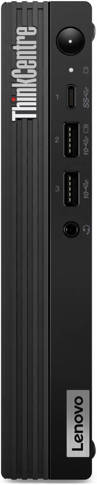 Lenovo ThinkCentre M70q Gen 4 Desktop Computer, Intel Core i5-13400T, 8GB RAM, 512GB SSD, Intel UHD Graphics 730, USB English (UK) & Mouse, FreeDOS, Black | 12E3003EGP