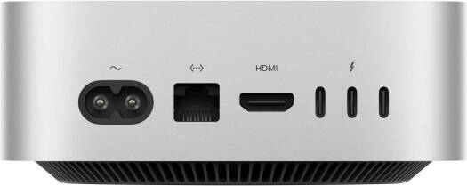Apple Mac Mini Desktop Computer, Apple M4 Pro Chip with 12-core CPU, 16-core GPU, 16-core Neural Engine, 24GB RAM, 512GB SSD, 3x Thunderbolt 4 Ports, HDMI Port, 2x USB-C Ports, Silver | MCX44