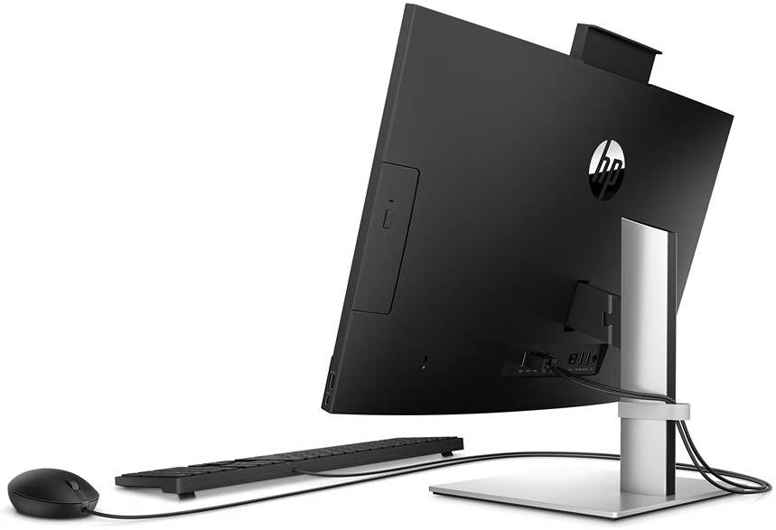 HP ProOne 440 G9 AIO Desktop PC, 24"  FHD  IPS Display, Intel Core i5 12400T, 8GB RAM, 512GB SSD, Intel UHD Graphics 730, HP 125 Wired KB & HP 125 Wired Mouse, Win 11 Pro, Black | 6B1K4EA