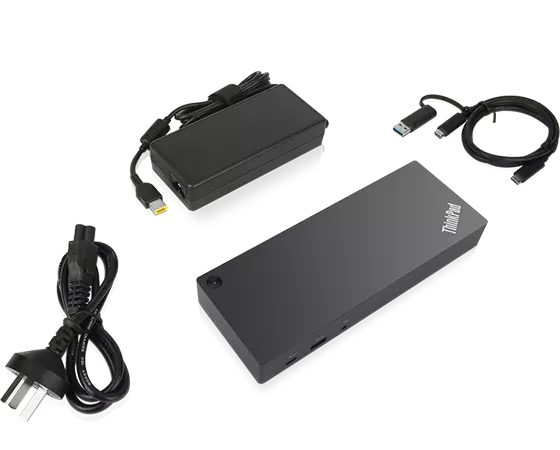 Lenovo ThinkPad Hybrid USB-C with USB-A Dock Wired USB 3.2 Gen 2 (3.1 Gen 2) Type-C Black