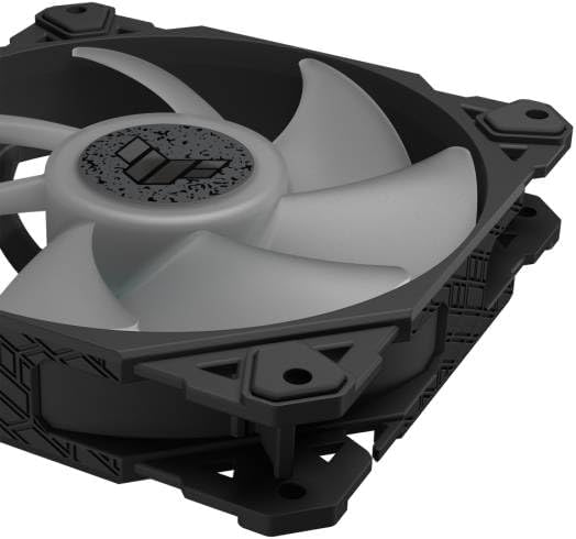ASUS Prime MR120 ARGB Fan Black – 120mm High-Performance Cooling, Addressable RGB