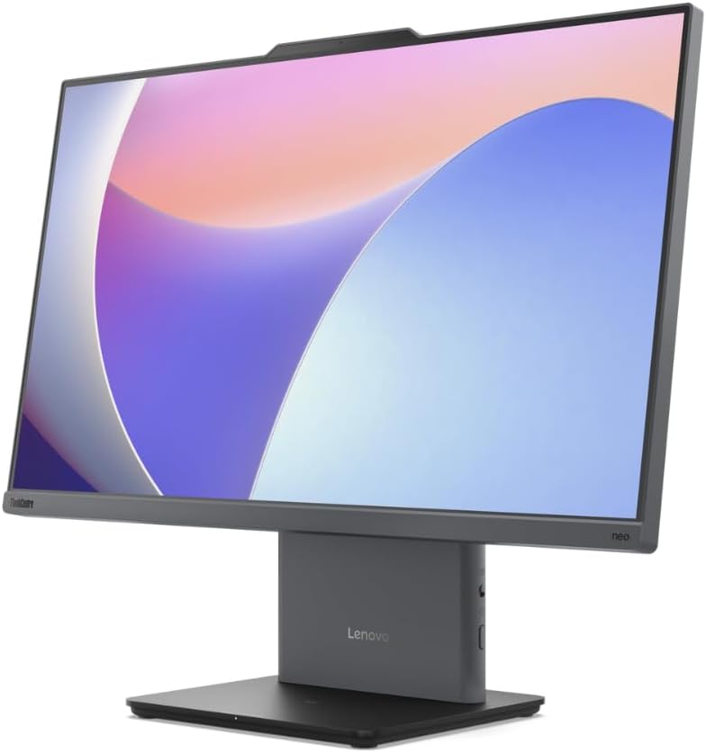 Lenovo ThinkCentre Tiny-In-One 27, 27" IPS Display, QHD Resolution, 60Hz Refresh Rate, 4ms (Extreme Mode) Response Time, Low Blue Light, Dual Microphone, RGBIR Camera, Black | 11JHRAT1EU