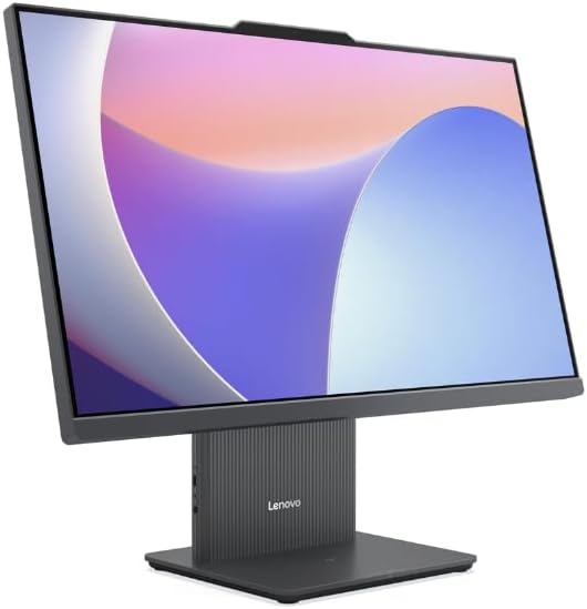Lenovo IdeaCentre AIO 24IRH9 Desktop Computer, 23.8" FHD IPS 100Hz Display, Intel Core i7-13620H, 8GB RAM, 512GB SSD, Intel UHD Graphics, ENG-ARAB K/B & Mouse, FreeDOS, Luna Grey | F0HN000PAX