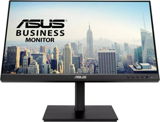 ASUS BE24ECSBT Eye Care Monitor – 23.8", Full HD (1920×1080), 5ms, DP + HDMI + USB-C + USB Hub + Built-in Speakers, Black