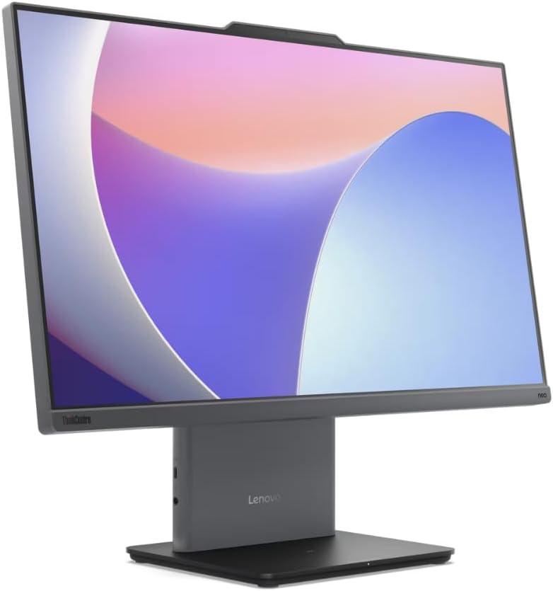 Lenovo ThinkCentre Tiny-In-One 27, 27" IPS Display, QHD Resolution, 60Hz Refresh Rate, 4ms (Extreme Mode) Response Time, Low Blue Light, Dual Microphone, RGBIR Camera, Black | 11JHRAT1EU