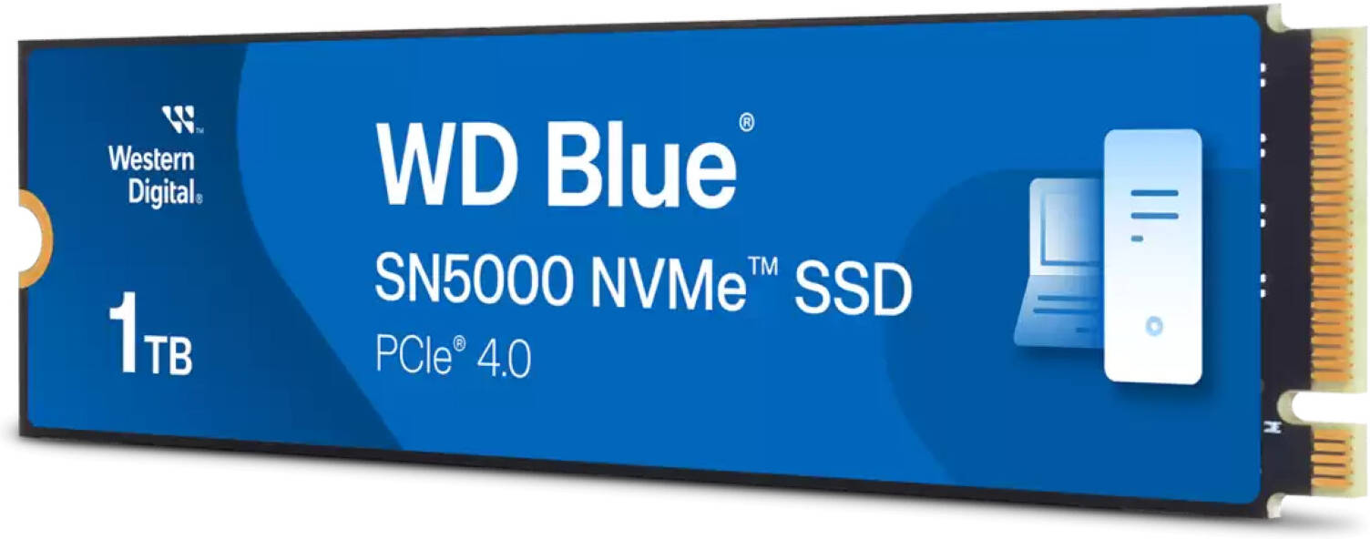 WD Blue 1000GB PCIe NVMe M.2 SSD – High-Speed Storage for Laptops & Desktops