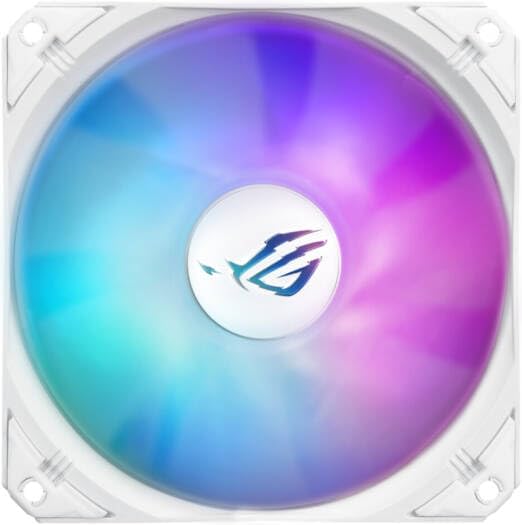 ASUS TUF Gaming LC III 360 ARGB White AIO Cooler – 3-in-1 Fans, 2.8" LCD Display, Addressable RGB