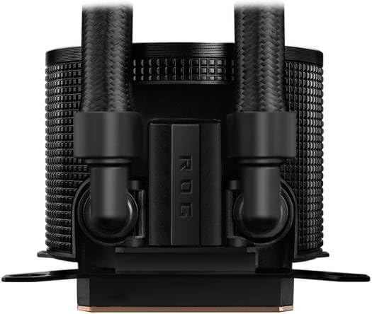 ASUS ROG RYUO III 360 ARGB Black AIO Cooler – Asetek Pump, EMMA Display, Addressable RGB, Aura Sync Compatible