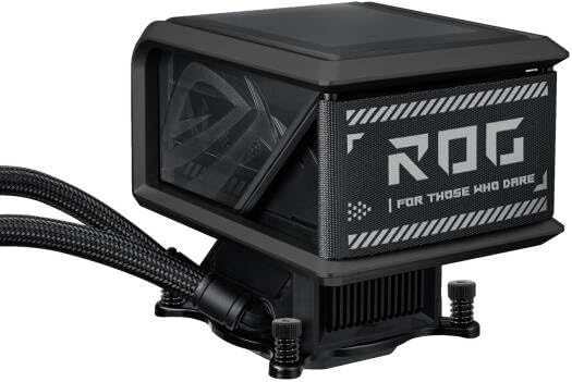 ASUS ROG RYUO IV SLC 360 ARGB AIO Cooler – 6.67" AMOLED Display, Addressable RGB, Aura Sync Compatible