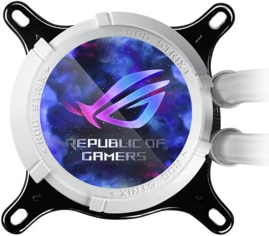 ASUS ROG Strix LC III 360 ARGB White AIO Cooler – Asetek Pump, Sigrid V2, Addressable RGB