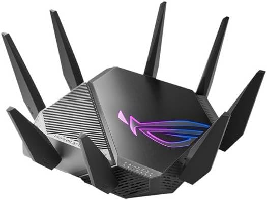 ASUS GT-AXE11000 WiFi 6E Tri-Band Router – 11000 Mbps, OFDMA & MU-MIMO, AiMesh Compatible